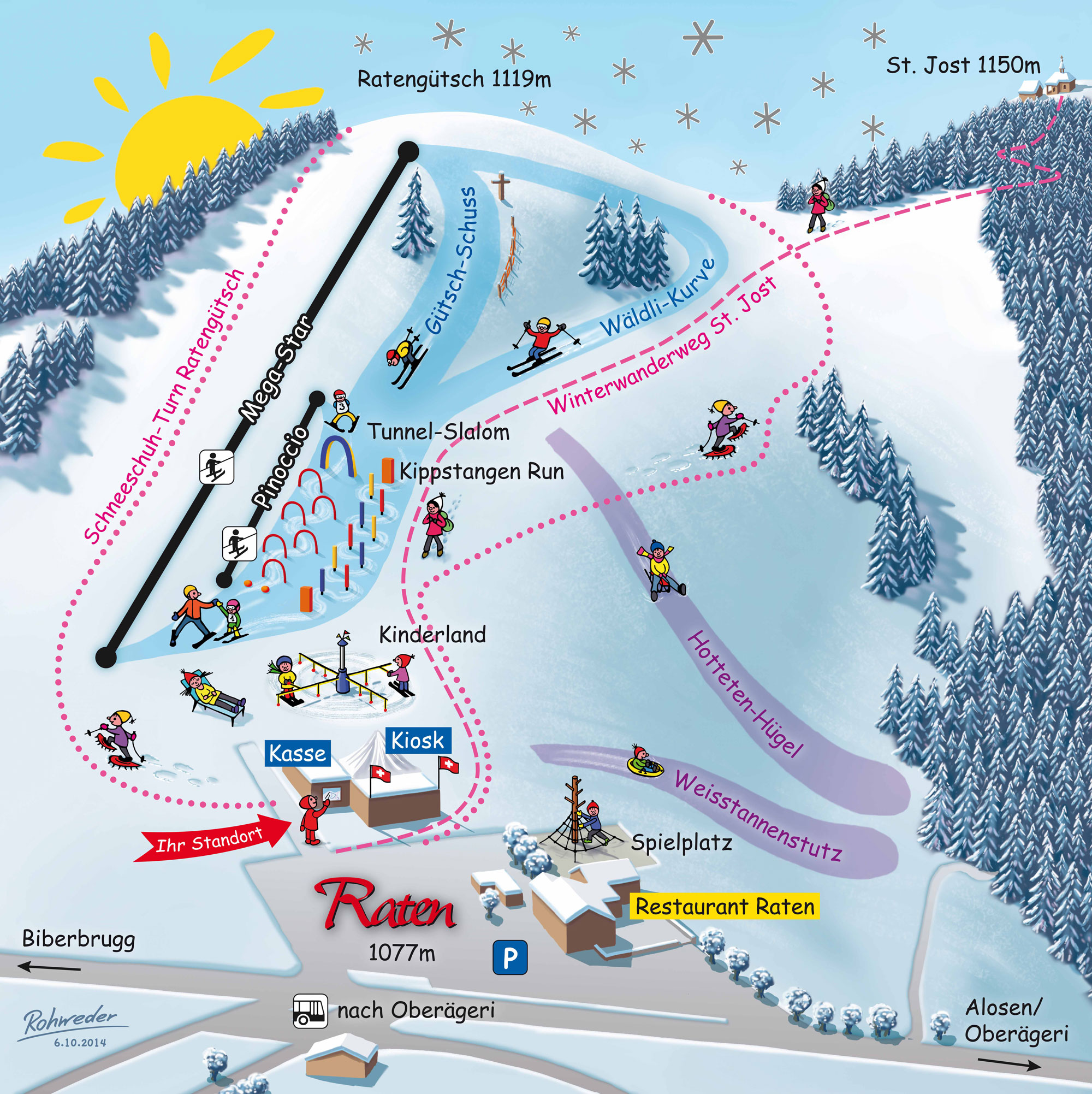 Raten - l'école de ski pour enfants
